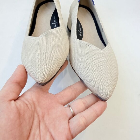 Rothy’s The High Point Women’s Heels Size 6 Sandstone Neutral - Picture 5 of 9